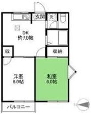 グランドール中村の間取り画像