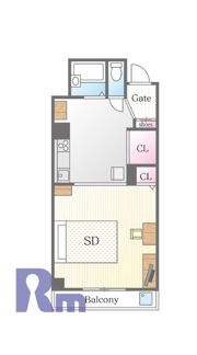 LC安宅の間取り画像