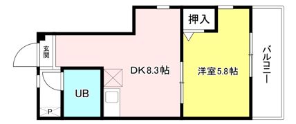 長官山ハイツの間取り画像