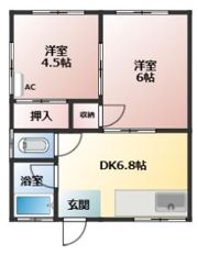 メゾンミライⅤの間取り画像