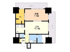 RJRプレシア吉塚駅前の間取り画像