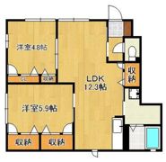 グランドゥール館の間取り画像