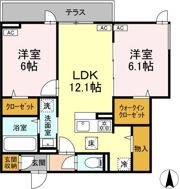 セレスティア北小岩Ⅱの間取り画像