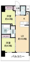 セレニテフラン新大阪の間取り画像
