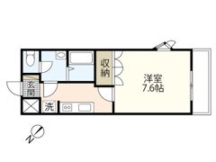 West Side Courtの間取り画像