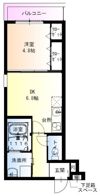 フジパレス庄内西町の間取り画像