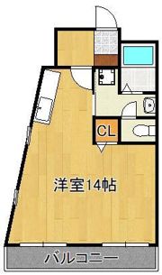 クローバージャパンビルの間取り画像