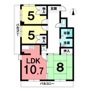 サンシャイン稲荷の間取り画像