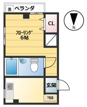 三喜ビルの間取り画像