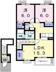 コンフォルターブル Ⅱの間取り画像