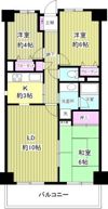 クレストヒル中野木の間取り画像