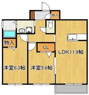 エスペランサIIの間取り画像