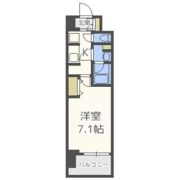 コンフォリア心斎橋EASTの間取り画像