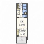 OPUS RESIDENCE SHINSAIBASHI SOUTHの間取り画像