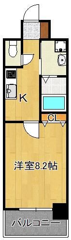 MDIプロスコルディア黒崎駅前の間取り画像