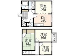 緑井3丁目メゾネットの間取り画像