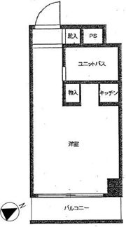 スカイコート横浜日ノ出町の間取り画像