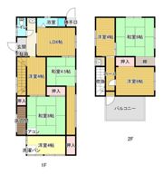 寺迫戸建の間取り画像