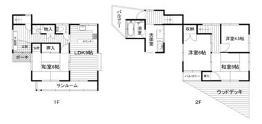 国信戸建の間取り画像