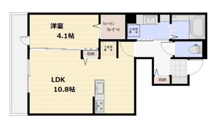 KISHI HEIGHTSの間取り画像