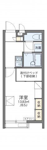 レオパレス首里城下町の間取り画像