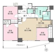 シティトリエ京橋の間取り画像