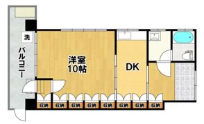 豊中ローズハイツの間取り画像