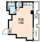 秀山コーポ文京苑の間取り画像