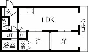 メゾン和幸の間取り画像