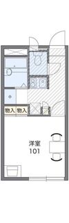 レオパレスルミエラの間取り画像