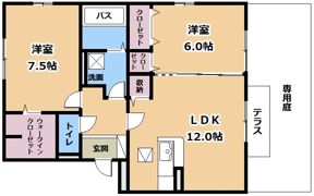 レークタウン B棟の間取り画像