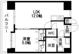 ランドタワーK－1の間取り画像