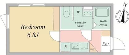 Bays water 北千住の間取り画像