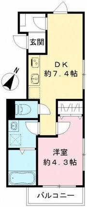ルガロ西麻布の間取り画像
