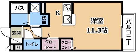 グランパルクの間取り画像