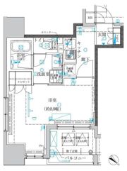 クレイシア日本橋水天宮前の間取り画像