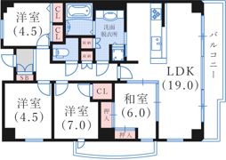 アーデンコート住吉川の間取り画像