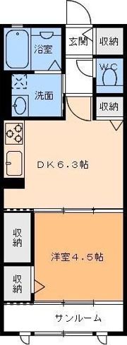 コンフォール針田IIの間取り画像