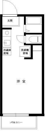 KPハイムの間取り画像