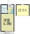ハイツシバタ1号棟の間取り画像