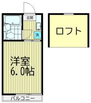 ハイツシバタ1号棟の間取り画像