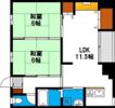 車屋マンションの間取り画像