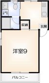 コーポ中山の間取り画像