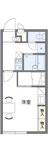 レオパレスfloraⅢの間取り画像