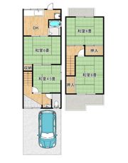 日置荘原寺町戸建の間取り画像