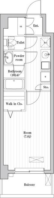 文京本駒込レジデンスの間取り画像