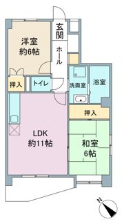 プロクシィスクエア牧の原の間取り画像
