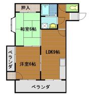 ヴィラ旭の間取り画像