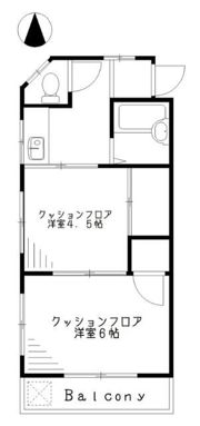 フレール西荻の間取り画像