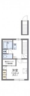 レオパレス新土河原Ⅱの間取り画像